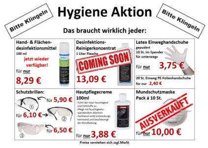 Hygiene Aktion